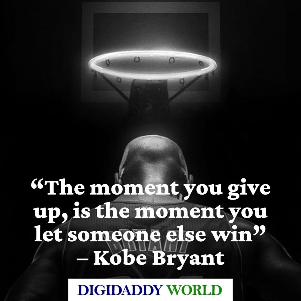 Kobe Bryant Black Mamba Mentality Quotes