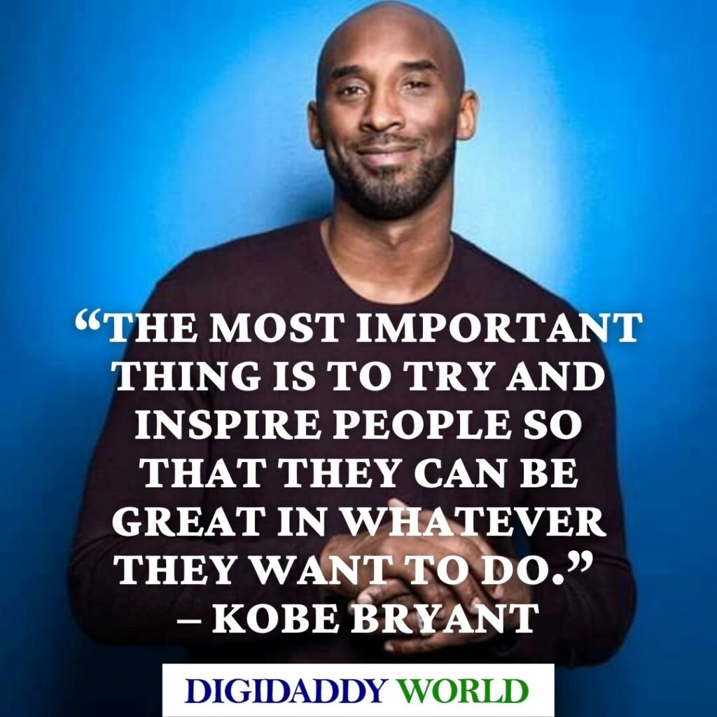 Kobe Bryant motivational quotes about hard work