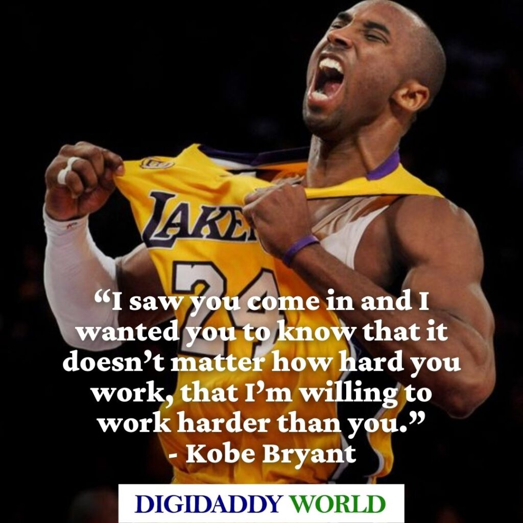 Kobe Bryant Quotes About Life and Mamba Mentality