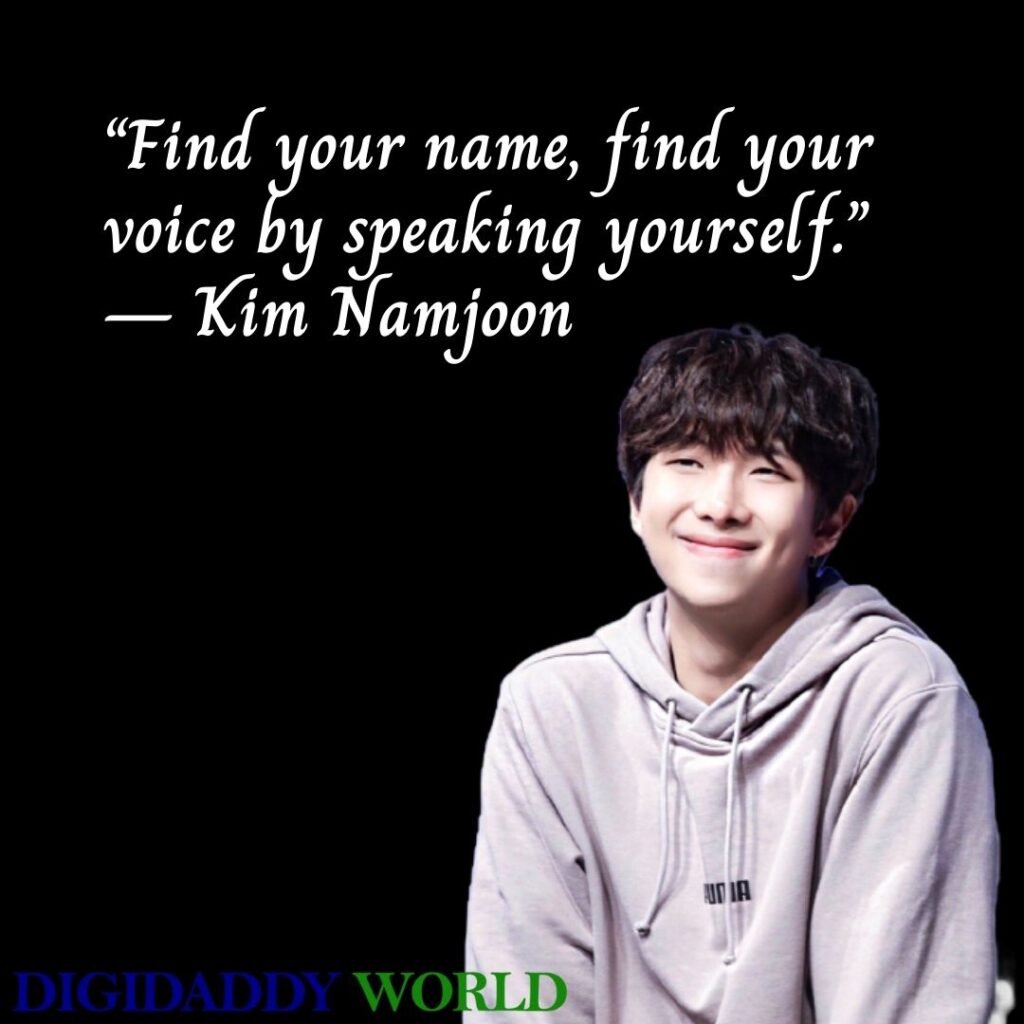 90 Inspirational Bts Song Quotes Lyrics To Love Yourself Digidaddy World